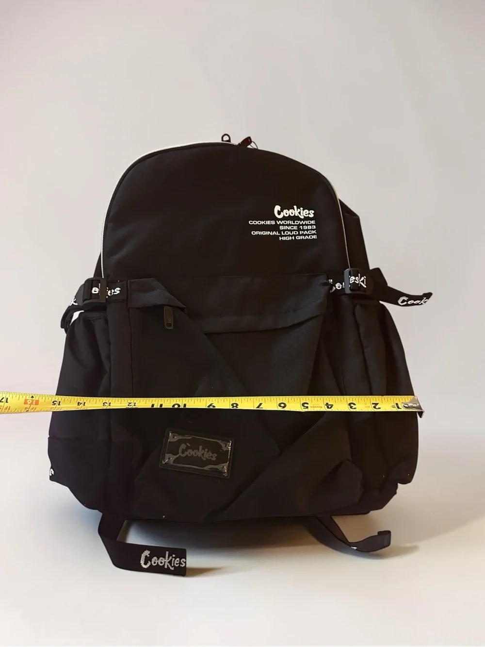 Cookies Black Men's Backpack with Multiple Pockets